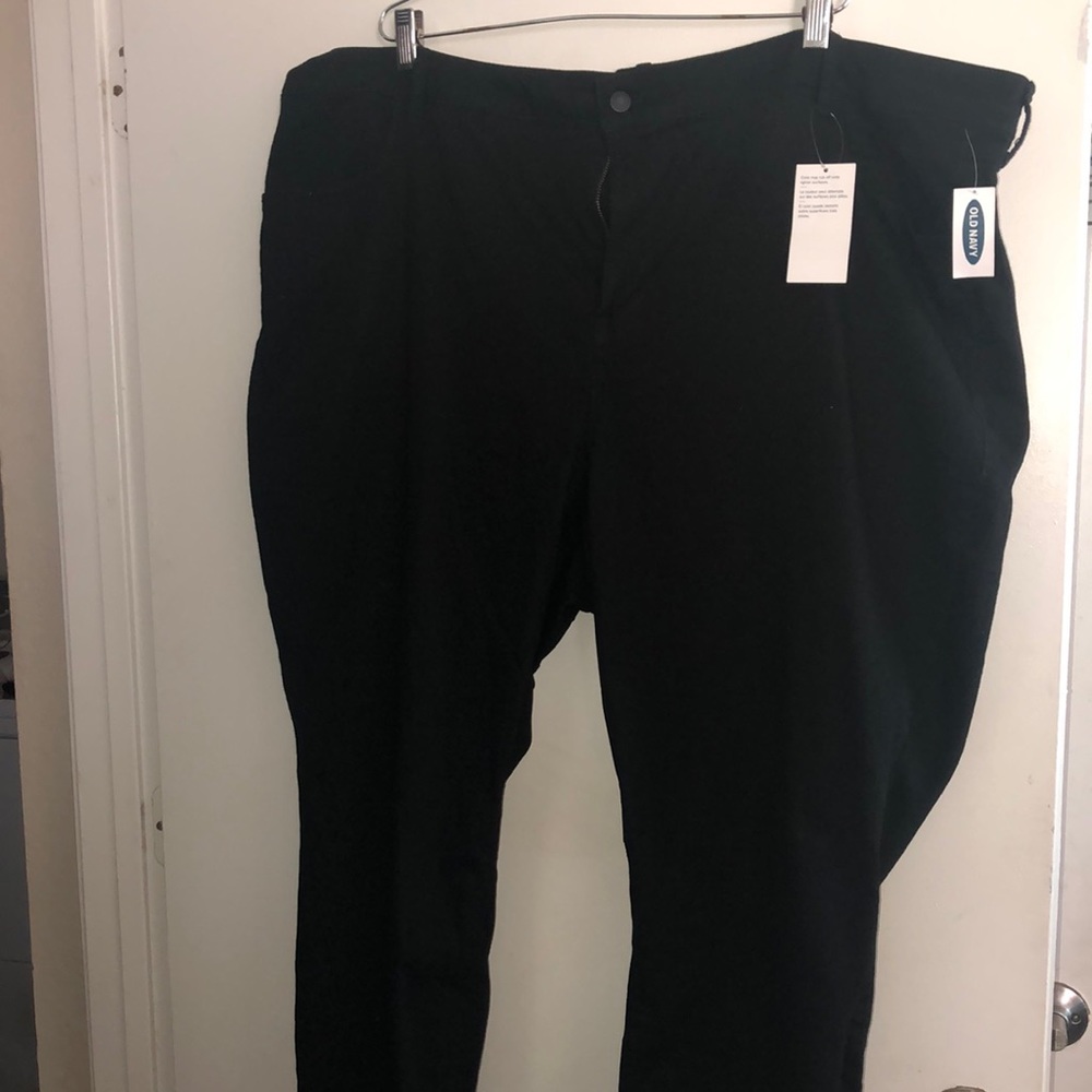Old Navy size 30 mid-rise black super skinny jeans